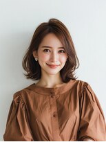 e.m.a プレミアムビューティーサロン 栄駅店(e.m.a PREMIUM BEAUTY SALON)&nbsp;レイヤーカット/イメチェン/外ハネボブ/美髪/ワイドバング/髪型