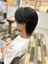 ヘアーメイクスタジオ ライフセカンド(HAIR MAKE STUDIO LIFE 2ND)&nbsp;センターパート　ダウンパーマ