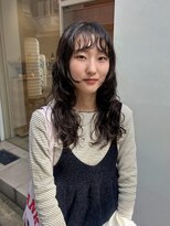 メルト 西梅田店(melt) セミロングフェイスレイヤーパーマ