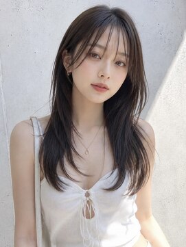 ノア 三宮店(NOA) 【NOA】韓国風レイヤーカット×シースルーバング髪質改善