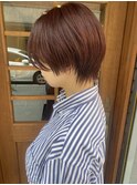 骨格補正 暖色ショート ハンサムショート uiic umeda 白井舞美