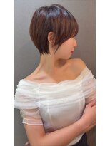 ダム(DaM)&nbsp;ショートボブ髪型20代30代40代50代前髪あり前髪な し面長丸顔