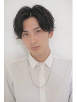 ボイスヘア(voice hair)&nbsp;カット+フェザーパーマ+眉カット◎骨格を綺麗に見せる髪型