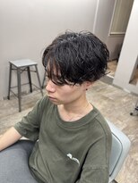 レーヴバイリコ 三軒茶屋(Reve by liko)&nbsp;シャドウパーマ/センターパートパーマ/波巻きシャドウパーマ