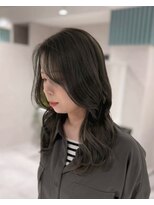 ミーク(meak)&nbsp;くすみカーキアッシュのレイヤーミディ
