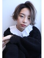 ベルエキップ(belle equipe) グラデーションふんわりグレーボブ