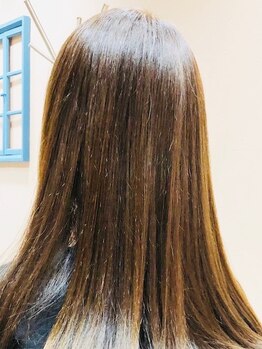 ウニカヘアデザイン(UNIkA HAIR design)の写真/【スチーム使用の贅沢ケア】髪本来の美しさを取り戻し、なめらかな手触り♪うる艶髪に感動！！