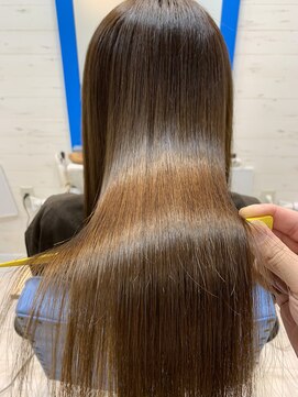スローライフヘアーデザインアンドスパラウンジ(Slow life Hair design spa lounge) 潤ツヤロング  高濃度水素質感矯正ミネコラ×水素原子バスク