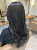 ロングレイヤースタイル