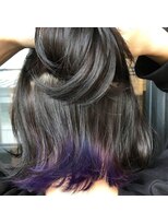ナイン 麻布十番(NINE)&nbsp;インナーブルーヴァイオレットボブ☆