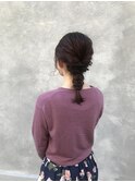 〈清澄白河 半個室〉ヘアアレンジ