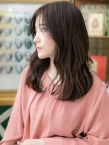 カバーヘア イヴ 戸頭店(COVER HAIR EVE)&nbsp;黒髪くすみカラー小顔くせ毛風流れるレイヤーb戸頭20代30代40代