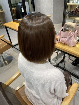 ラフトーキョウセカンド(RAF TOKYO 2nd) 【 RAF TOKYO 2nd SYOTA 】自然な丸み酸性ストレート×髪質改善