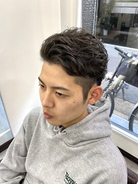 ノイ 経堂(noi) かき上げアップバングパーマ