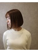 大人かわいいストレートボブ〈Artis〉