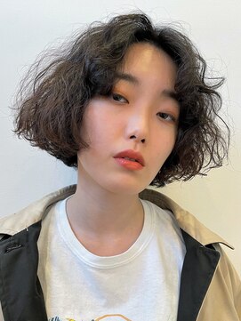 ビュートリアム ギンザ(BEAUTRIUM) ハードパーマ＊Aラインボブ