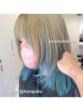 ワット 原宿店(W) 原宿髪質改善ベージュカラーブリーチなし韓国レイヤーハイライト