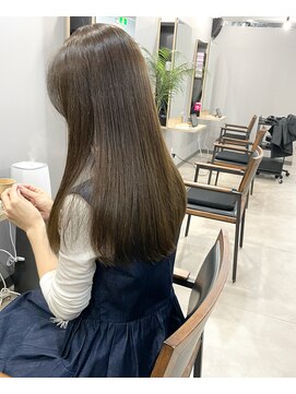 アトレ(attrait) *オリーブベージュ ロングヘア 大阪 天王寺美容室