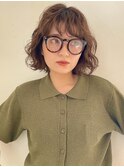 【Un ami】くるっとお洒落ボブパーマ　大楽