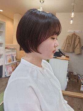 ミエル(miel) 【hair design miel】大人ショートボブ