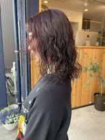 オアシス(oasis)&nbsp;【oasisマミ】20代30代大人可愛いウェーブパーマピンクブラウン