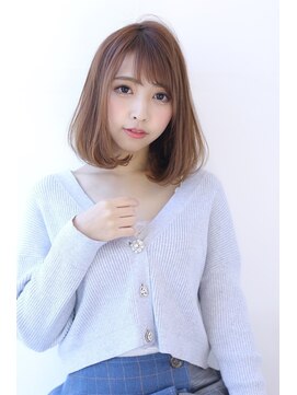 オーロ(ORO) 20代30代40代50代斜めバンググレージュカラーシルキーベージュ