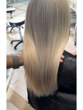 ロンド ストラーダ 心斎橋(Lond strada) 韓国前髪顔周りロング×ピンクブラウン[心斎橋/髪質改善]