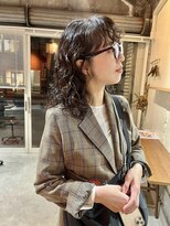 ユニ(uni)&nbsp;黒髪パーマ/黒髪パーマ/前髪パーマ/20代/30代/40代