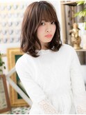 小顔斜めバングくせ毛風ヘルシースタイルh3戸田公園20代30代40代