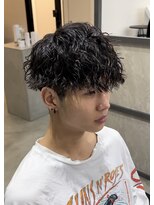 スイッチ(men's SWITCH)&nbsp;大分メンズツイストスパイラルパーマツーブロックマッシュ