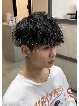 スイッチ(men's SWITCH) 大分メンズツイストスパイラルパーマツーブロックマッシュ