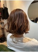 色っぽい×大人ウェーブボブ