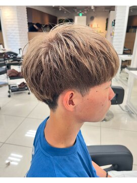 テクト バイアッシュ 吉祥寺店(Tect by Ash) 刈り上げツーブロックショートマッシュミルクティーベージュ