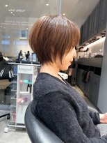 ロンド エメ 柏(Lond aimer) イメチェン×ショート髪質改善縮毛矯正前髪ダブルカラー[柏]