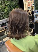 ノンブリーチ　くすみカラー×ヘーゼルベージュ
