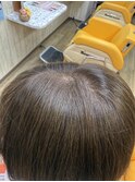 白髪ぼかしでつくる大人の透明感カラー