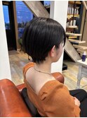 耳掛けショートヘア