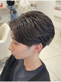 毛流れニュアンスパーマ