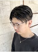 センターパートツイスパ/メンズカット<理容室>