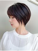 ナチュラルで上品な大人のショートボブ
