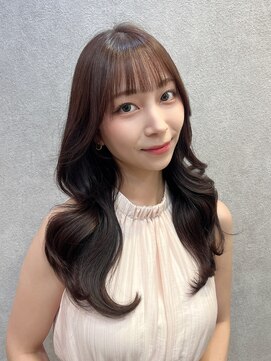 ロンド フィーユ(Lond fille) くびれヘア/アプリコットオレンジ/髪質改善/縮毛矯正/前髪/銀座