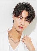 韓国メンズヘア/カルマパーマ/ニュアンスパーマ*渋谷/MEN'S/眉毛