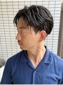 #MEN’S HAIR#サーフカール#刈り上げセンターパート#フェード