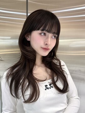 ルームバイシー 新宿(Loom. by Sea) □大人ガーリー×ダークアッシュ[似合わせカット/ミディアム]