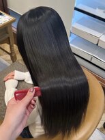 ロンドジェネルーズ 柏(Lond generous)&nbsp;オリーブグレー髪質改善/黒髪/小顔/柏駅柏/縮毛矯正