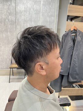 ツーブロックショートレイヤー