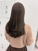 ミッシュバイアーバン(misch by urban.)&nbsp;大人気オリーブベージュ/ロングレイヤーカット