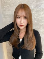 ロンドロゼ 池袋(Lond rose)&nbsp;♪オリーブグレー/韓国風巻き/レイヤーカット/くすみベージュ/15