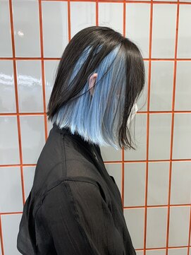 ペレ 原宿(PELE) 着物ヘア/大人ガーリー/ダークアッシュ/似合わせカット/原宿