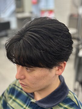 オーバルバイアピッシュ(OVARL by apish) シースルーフェザー/シースルーマッシュ/メンズパーマ